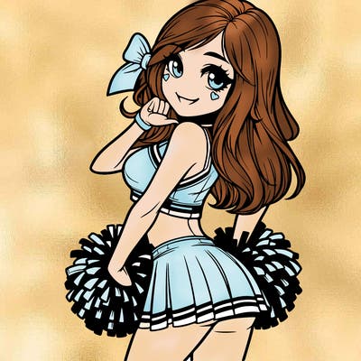 realistic cheerleader