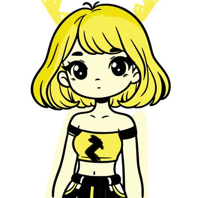 girl in a cute crop top