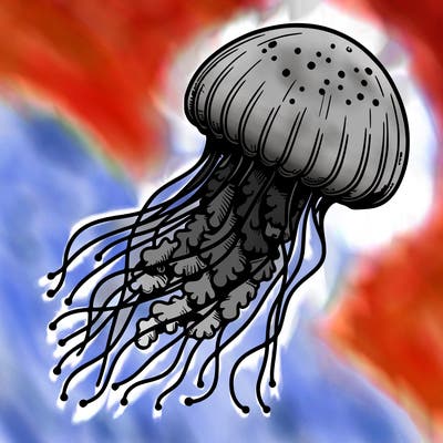 realistic jellyfish