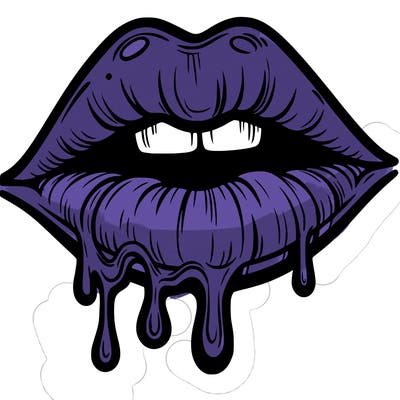 lips that look realistic and drip