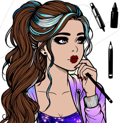 realistic teenage pretty