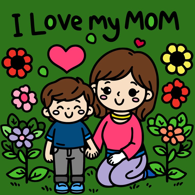 i love my mom