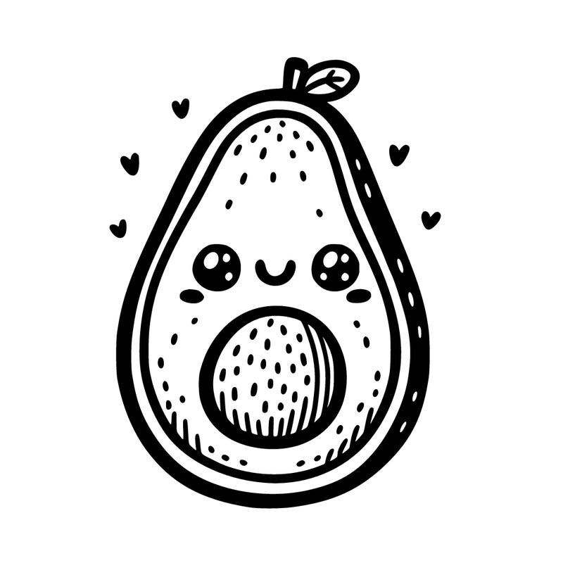 cute avocado