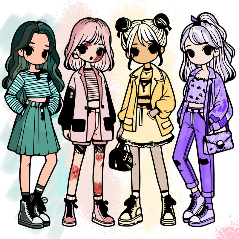 girls with fashion