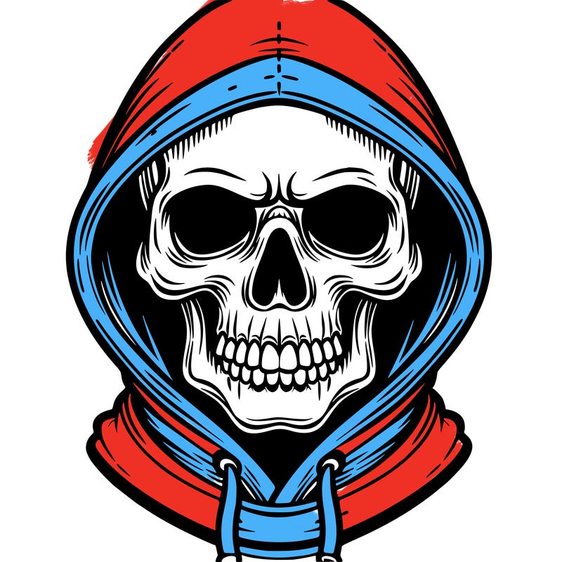 skull hoodie