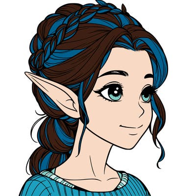 realistic girl elf