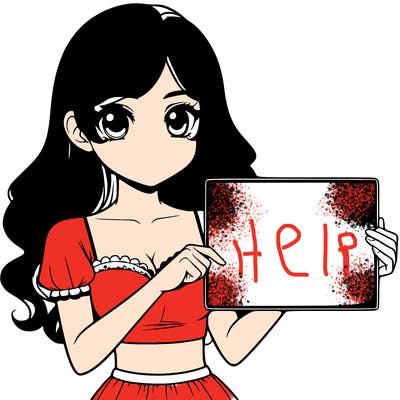 realistic pretty girl holding blank sign