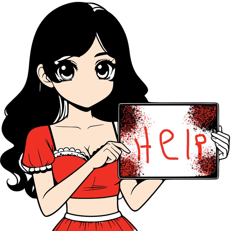 realistic pretty girl holding blank sign