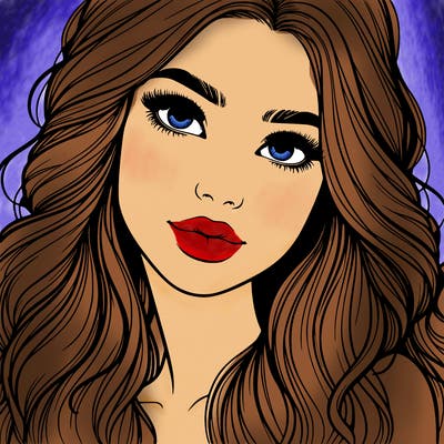 beautiful realistic girl