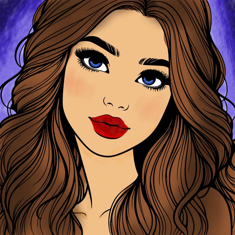 beautiful realistic girl