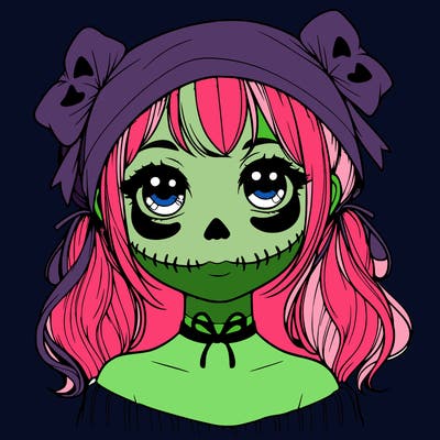 realistic girl halloween