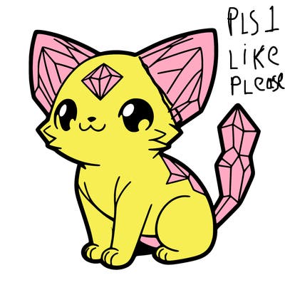 crystal kitten