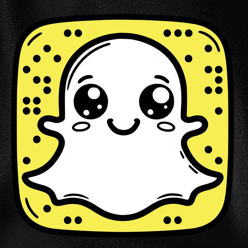 the real snapchat logo