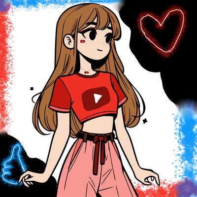 girl in a cute crop top