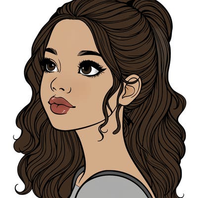 beautiful realistic girl