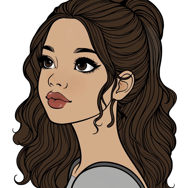 beautiful realistic girl