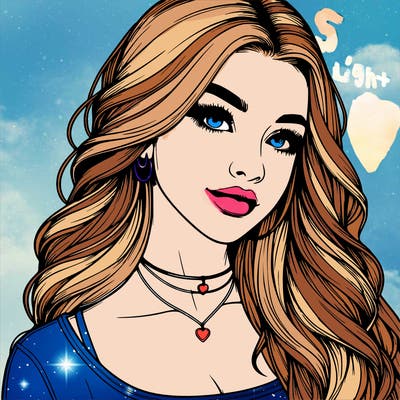 detailed realistic girl