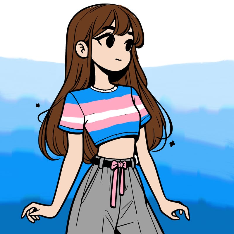 girl in a cute crop top