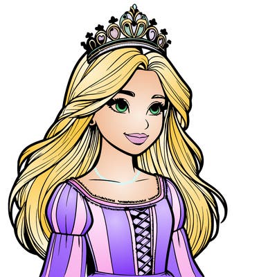a realistic medieval princess with a tiara