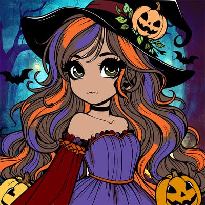 realistic girl halloween