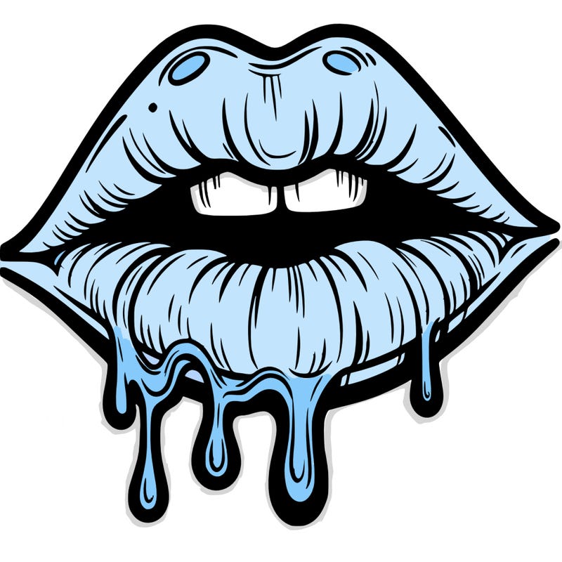 lips that look realistic and drip