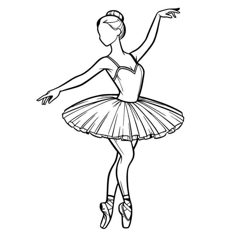 realistic ballerina