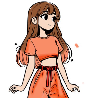 girl in a cute crop top