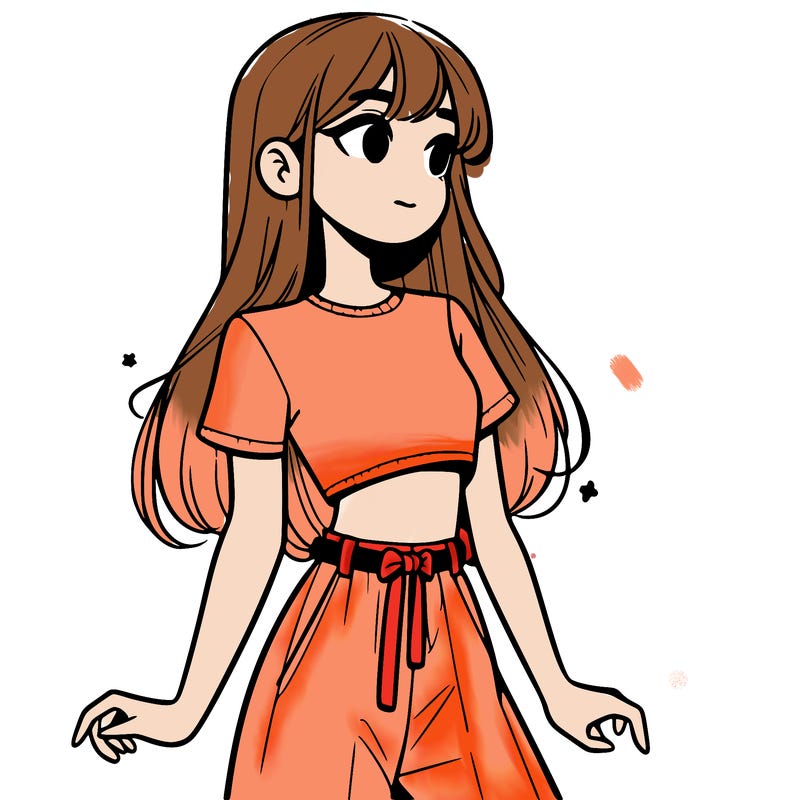 girl in a cute crop top