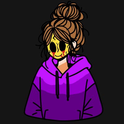 girl with messy hair bun with oversized hoodie