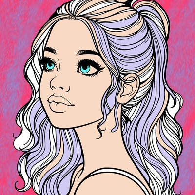 beautiful realistic girl