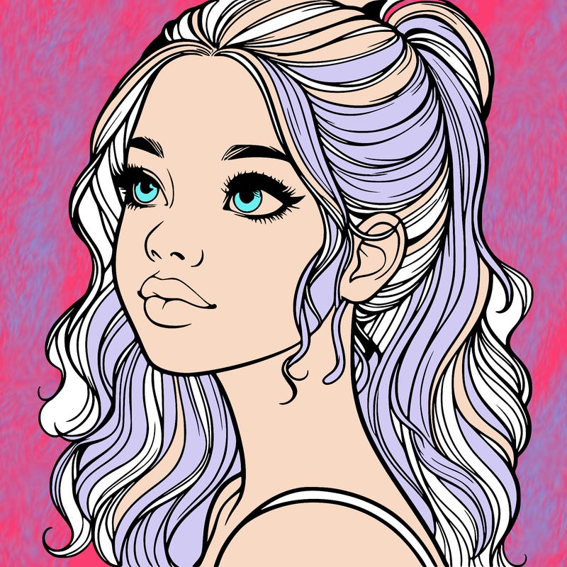 beautiful realistic girl