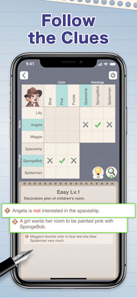 Logic Adventure - Clue Games - Games App | MWM