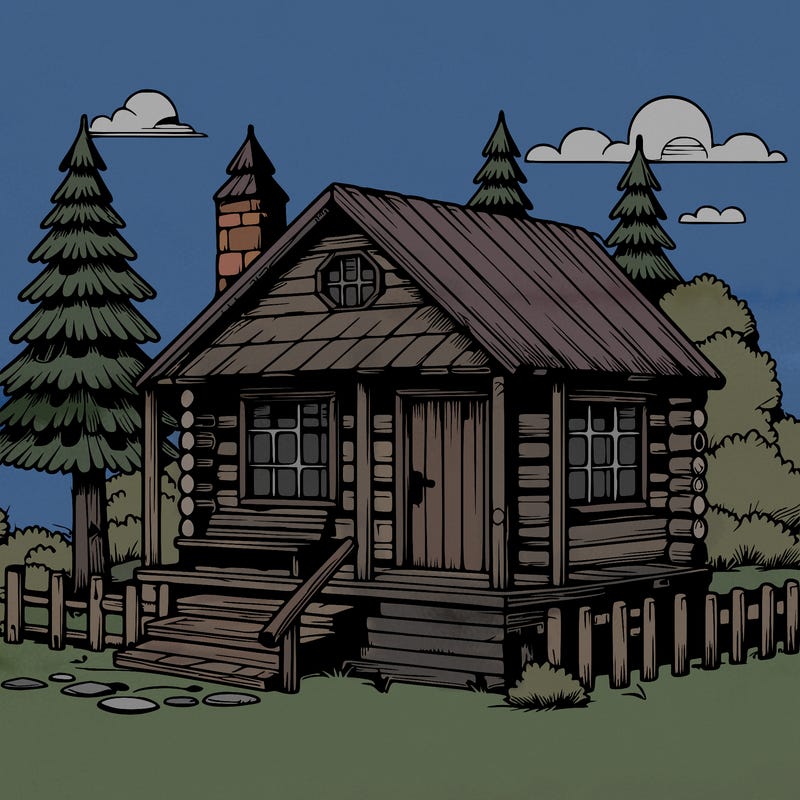 realistic cabin