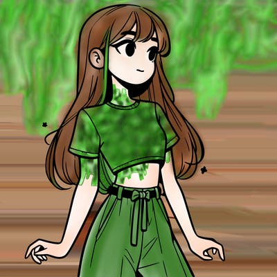 girl in a cute crop top