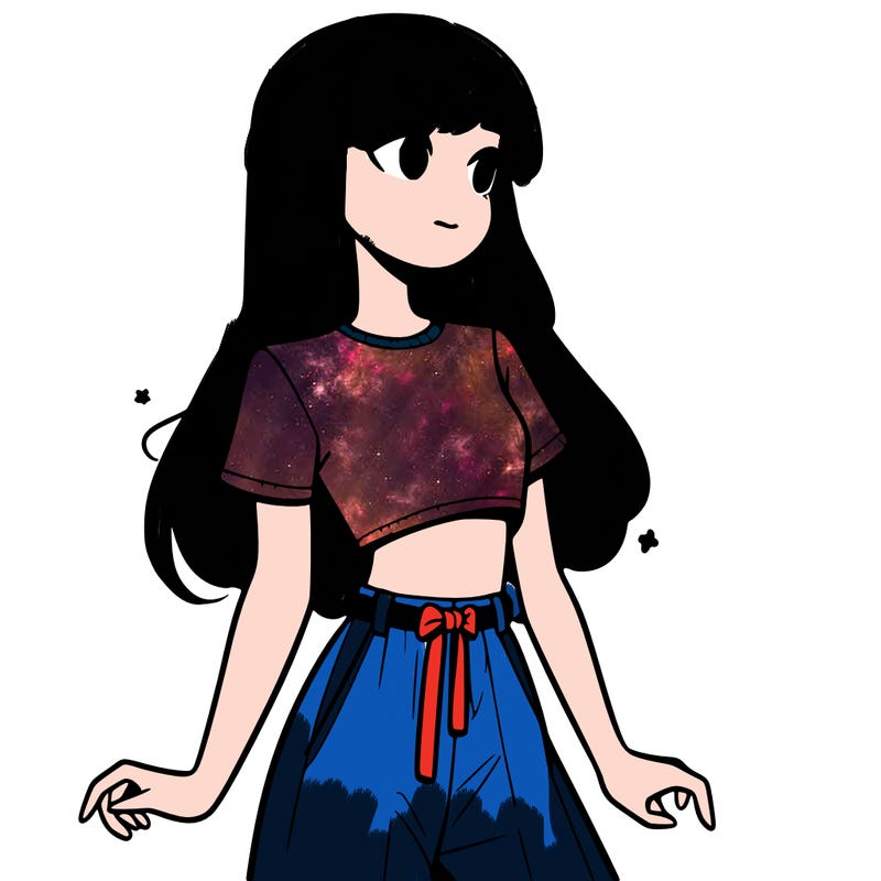 girl in a cute crop top