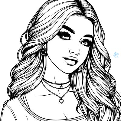 detailed realistic girl