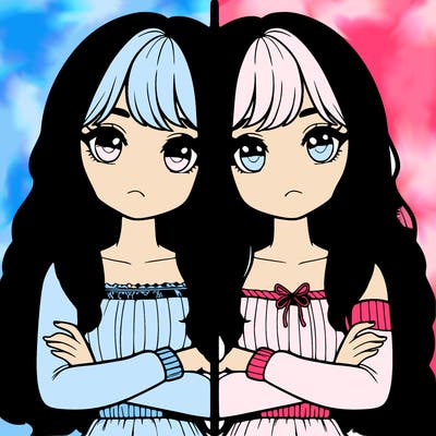 realistic girls split