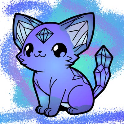 crystal kitten