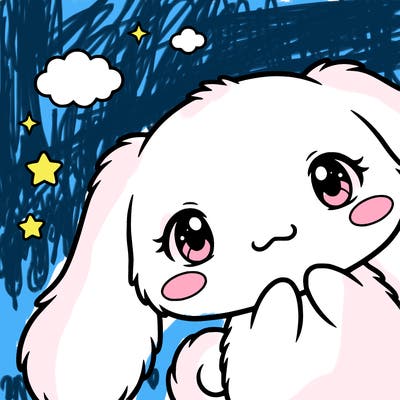 anime cinnamoroll cute fluffy