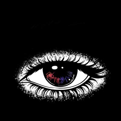 eye closed realistic