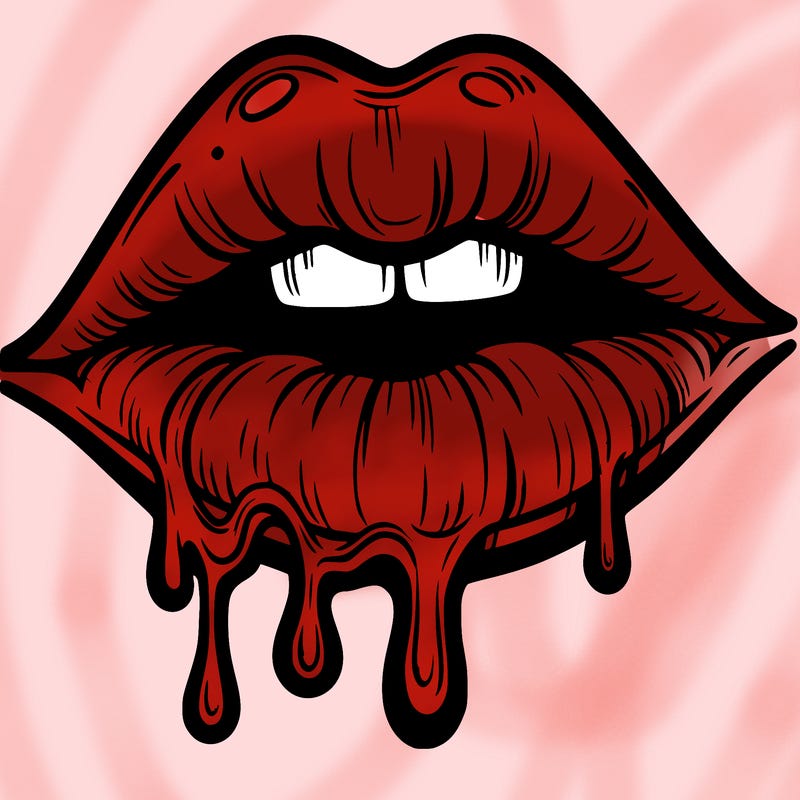 lips that look realistic and drip