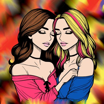 realistic girls in love