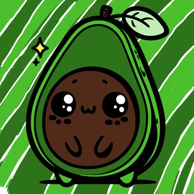 cute avocado