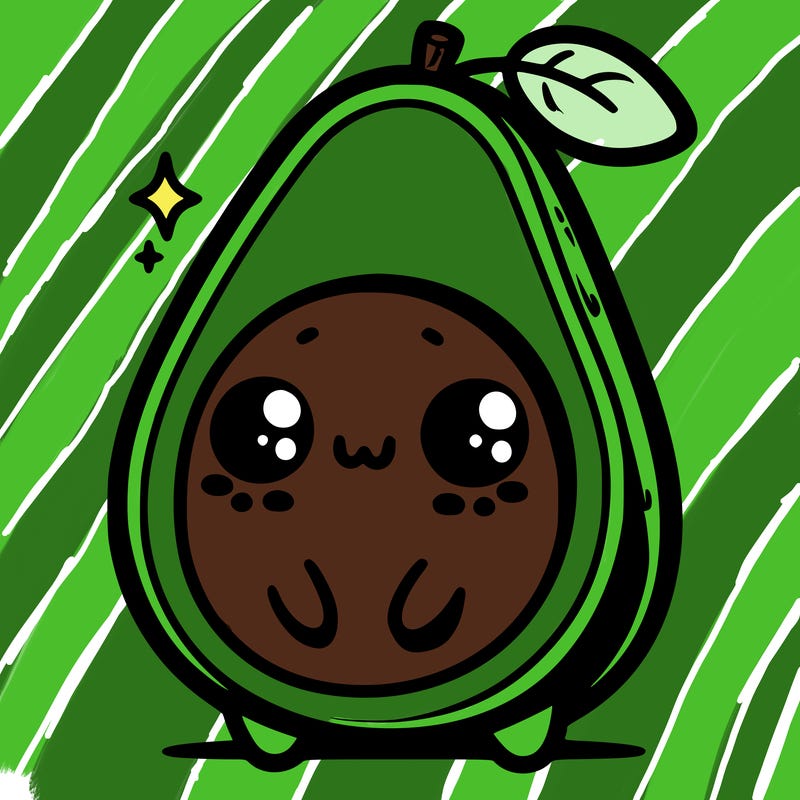 cute avocado
