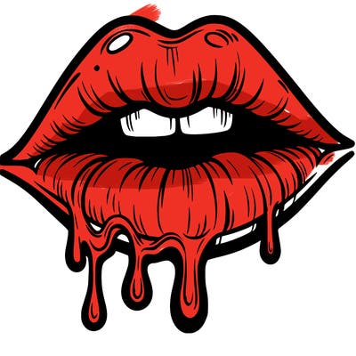 lips that look realistic and drip