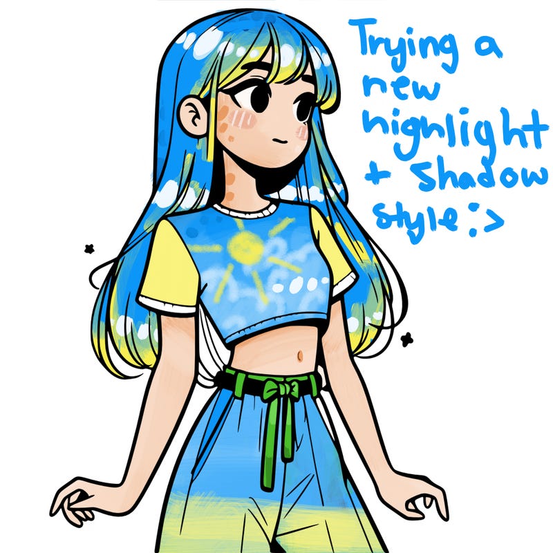 girl in a cute crop top