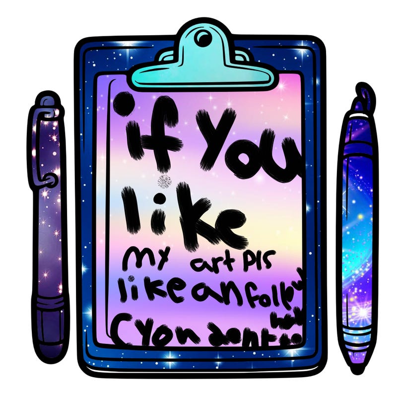 blank clip board with pen