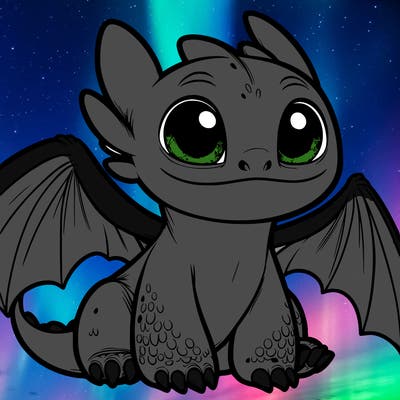 realistic toothless