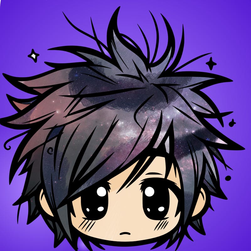 messy hair sharp eyes