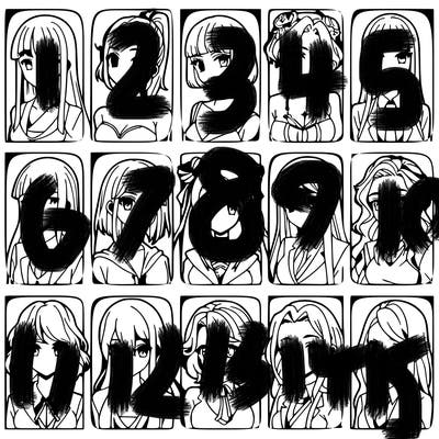 girls that look diffrent anime